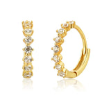EXCLUSIVE | Tennis Gem Earrings