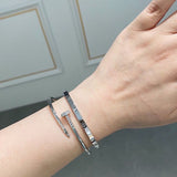 Nail | Gold Bracelet Thin
