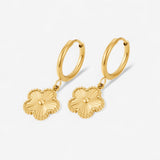Clover Hoop Earrings